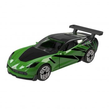 green transformer car
